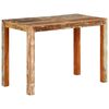 vidaXL Dining Table Colorful Reclaimed wood 43.3 x 21.7 in Nice Design