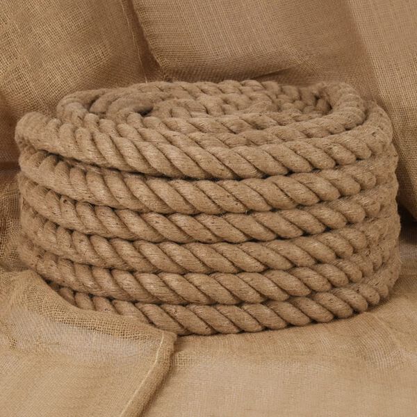 vidaXL Jute Rope 32.8 ' Long 1.42 " Thick