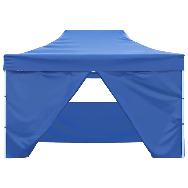 vidaXL Party Tent Steel Blue 600D Oxford fabric with PVC coating 10x13 ft