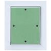 vidaXL Access Panel Green and Silver 9.84 x 11.81 in
