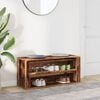vidaXL Shoe Bench Old Wood Engineered Wood Medium Shoe Bench