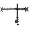 vidaXL Monitor Mount Black Steel VESA 75/3.94 "
