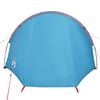 vidaXL Camping Tent Tunnel 4-Person Blue Waterproof