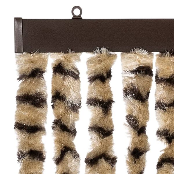 vidaXL Insect Curtain Beige and Brown 39.4x86.6" Chenille