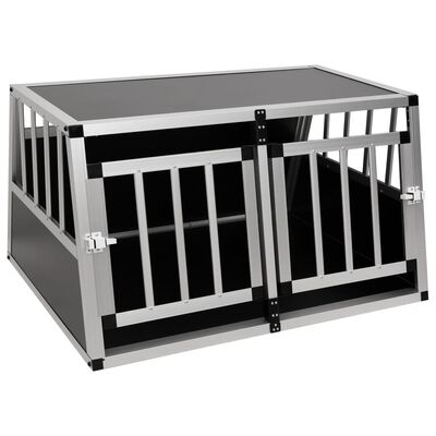 vidaXL Dog Cage with Double Door 35"x27.2"x19.7"