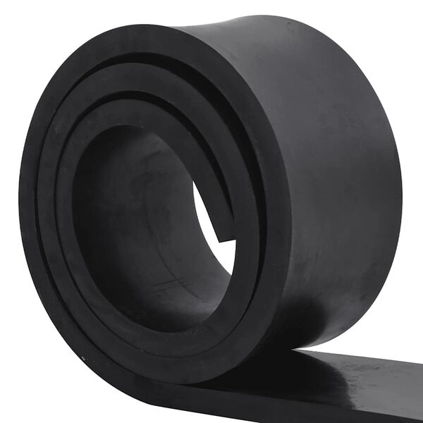vidaXL Rubber Edge For Snow Plow Black Styrene-butadiene rubber