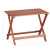 vidaXL Dining Set Natural wood Solid eucalyptus wood Children's size