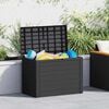 vidaXL Storage Box Anthracite Polypropylene 30.7x17.3x21.7 in