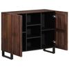vidaXL Sideboard Brown Solid Mango Wood 35.4 x 13.4 x 29.5 in Sideboard