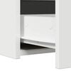 vidaXL Dressing Table White 23.62 x 15.75 x 27.56 in Engineered Wood