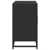 vidaXL Bathroom Sink Cabinet Black Engineered wood, Metal