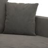 vidaXL 2-Seater Sofa Dark Gray 47.2" Velvet