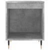 vidaXL Bedside Cabinet Set of 2 Concrete grey Engineered wood Medium