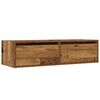 vidaXL TV Cabinet Old wood Engineered wood 39.4 x 14.0 x 9.8 in