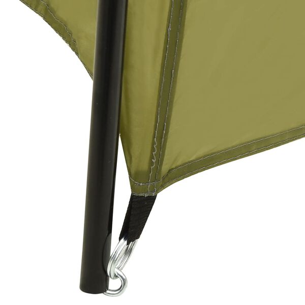 vidaXL Pool Tent Green Polyester fabric with PA coating and steel