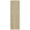 vidaXL Mirror Cabinet Sonoma Oak Engineered wood, acrylic