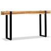 vidaXL Console Table Multicolour Solid reclaimed wood, Cast iron Large