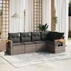 vidaXL Garden Sofa Set Gray, Dark Gray