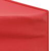 vidaXL Folding Party Tent with Sidewalls Red 9.8'x19.7'