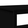 vidaXL Coffee Table Black Engineered wood, Metal Medium Coffee Table