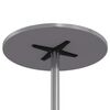 vidaXL Outdoor Bar Table Silver Aluminum, Stainless Steel Small