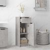 vidaXL Bathroom Cabinet Concrete Grey Engineered Wood Standard