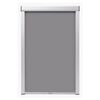 vidaXL Blackout Roller Blind Grey Blackout fabric, Aluminum