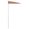 vidaXL Garden Parasol Terracotta Fabric (100% polyester), Steel