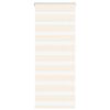 vidaXL Zebra Blind Marble Beige Polyester 25.6 x 39.4 in
