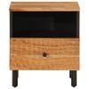 vidaXL Bedside Cabinet Set of 2 Natural wood