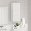 vidaXL Bathroom Wall Cabinet TULUM White 14.57 x 9.65 x 33.86 in