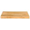 vidaXL Table Top Natural wood Solid mango wood 23.6 x 15.7 in Durable