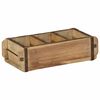 vidaXL Tray with Storage Brown 30 x 14 x 9 cm