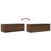 vidaXL TV Cabinet Brown Oak Engineered Wood Medium TV Cabinet