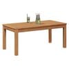 vidaXL Garden Table Natural 95 x 45 x 40 cm Solid teak wood