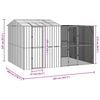 vidaXL Bird Cage with Storage Anthracite 167.32 x 119.69 x 97.24 in