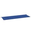 vidaXL Patio Bench with Royal Blue Cushion 59.1 " Solid Teak Wood
