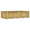vidaXL Planter Green Treated Pinewood 77.2x39.4x19.7 in Durable