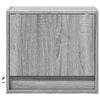 vidaXL Wall-mounted Bedside Cabinet Set of 2 Gray Sonoma Engineered wood