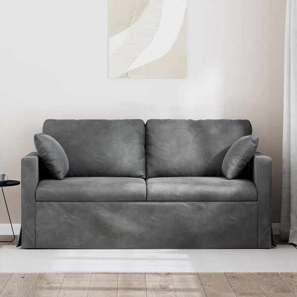 vidaXL Sofa Dark Grey