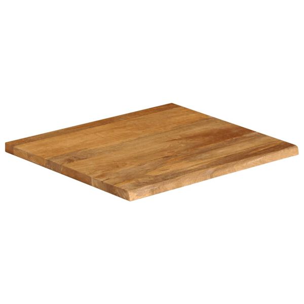 vidaXL Table Top Oak Solid Mango Wood 15.7 x 15.7 x 1.0 in Durable
