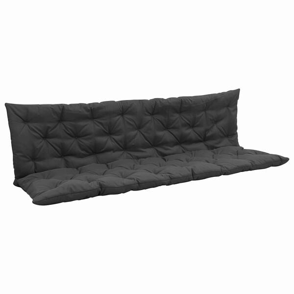 vidaXL Swing Chair Cushion Anthracite 200 x 49 x 6 cm Polyester