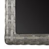 vidaXL Dining Set Grey, Dark Grey, Natural