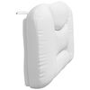 vidaXL Headboard Cushion White