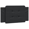 vidaXL Headboard Cushion Black