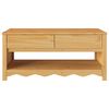 vidaXL Coffee Table Drammen Oak 99 x 55 x 45 cm Solid pine wood