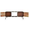 vidaXL TV Cabinet Multicolor Solid Reclaimed Wood, Iron Medium