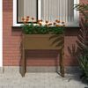 vidaXL Planter Honey Brown Solid Pine Wood Medium Decorative Inlays