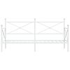 vidaXL Daybed With Trundle White Steel Single bed size