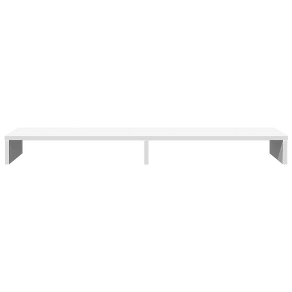 vidaXL Monitor Stand White 39.4x10.6x3.9" Engineered Wood